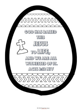 easter coloring pages with bible verses