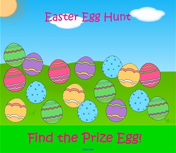 Preview of Smartboard Reinforcement Game FREE: Easter Egg Hunt