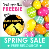 FREE Easter Egg from Math Giraffe: Stock Market Doodle Notes