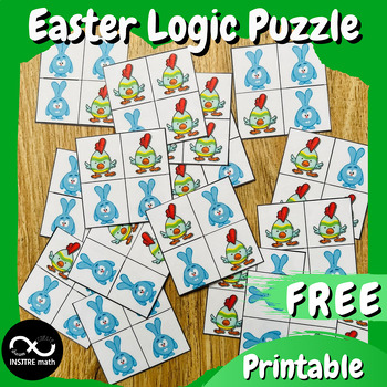 Preview of FREE Easter Logic Puzzle for Enrichment & Early Finishers Easter Math Activities