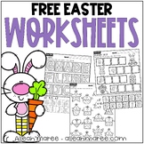 FREE Easter Worksheets NO PREP Interactive Printables