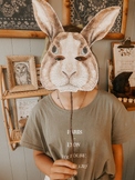 FREE Easter bunny mask DIY