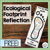 FREE Ecological Footprint Reflection - Environmental Scien