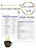 FREE Editable Curriculum Planning Outline and Tracker
