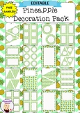 FREE Editable Decoration Mini Pack - Pineapples