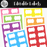 FREE Editable Labels
