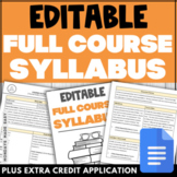 FREE Editable Syllabus Template for High School for PowerP