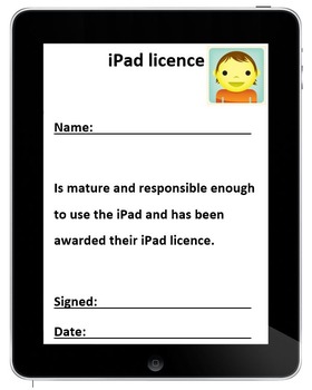 Preview of FREE Editable iPad License | ICT Policy & Agreement