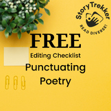 FREE Editing Checklist for Punctuating Poetry