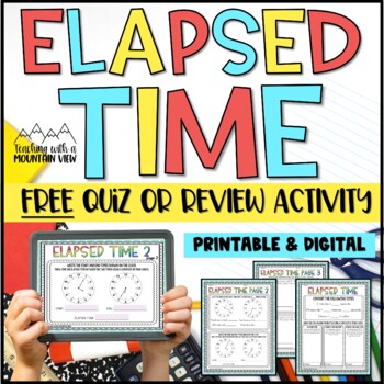 Preview of Elapsed Time Review Activity