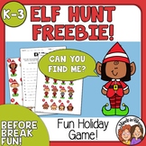 FREE Elf Hunt Game for Christmas - Interactive Activity fo