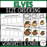 FREE Elves Size Ordering | Order by Size Christmas Math Ce