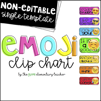 Emoji Behavior Clip Chart