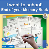 End of Year Memory Book  FREE