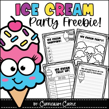 Preview of FREE End of the Year Ice Cream Activity