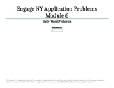 FREE Engage NY Module 6 application problems