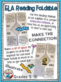 Preview of Reading Connections Foldable