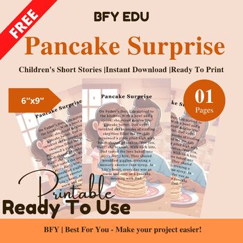 Preview of FREE English Short Story for Kids : Pancake Surprise