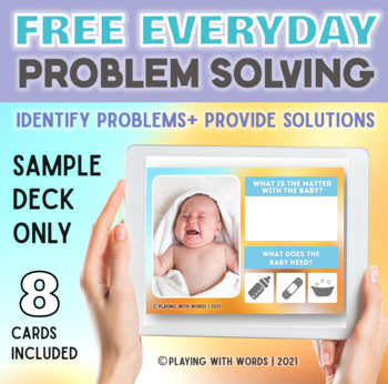 Preview of FREE Everyday Problem Solving - BOOM CARDS™