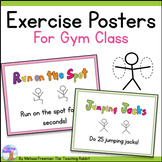 FREE Exercise Posters for Gym Class