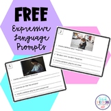 FREE Expressive Language Picture Prompts for Speech Therapy