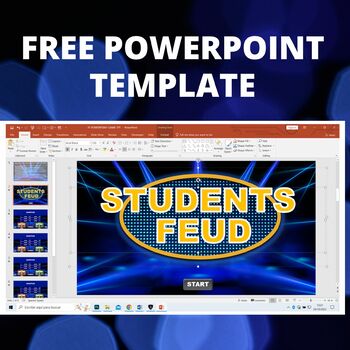 Preview of FREE FAMILY FEUD TEMPLATE