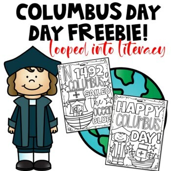 Preview of FREE COLUMBUS DAY no prep COLORING PAGES OCTOBER 9, 2023 CHRISTOPHER