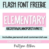 FREE FONT - Elementary | KA FONTS