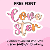 FREE FONT| Lovester| FREE Cursive Valentine day Font - BT Fonts