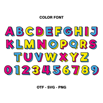 Preview of FREE FONT - Pop Kid Font and Clipart Commercial Use