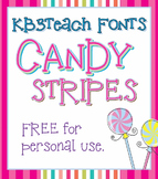 FREE FONTS: Candy Stripes 5-Font Set (Personal Use)