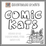 FREE FONTS:  Comic Kats (Personal Use: K26 Series)
