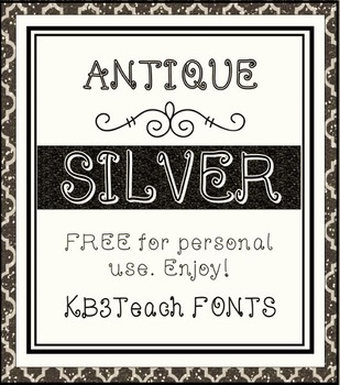 Preview of FREE FONTS: Filigree Fonts 4-Font Set (Personal Use)