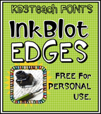 FREE FONTS: Ink Blot 6-Font Set (Personal Use)