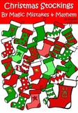 Christmas Clip Art- Christmas Stockings