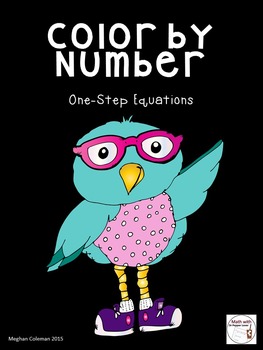 Preview of Color by Number :  Solving One Step Equations