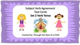 Subject Verb Agreement - Verb Tense - Task Cards