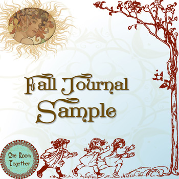 Preview of FREE Fall Journal Sample, HOMESCHOOL (pre-k, kinder, 1st, 2nd), Reading and Math