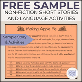 FREE Fall Non-Fiction Short Stories and Language Activities