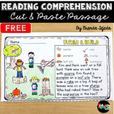 FREE Fall Reading Comprehension Cut & Paste Passage