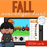 FREE Fall Speech & Language Scavenger Hunt (+BOOM Cards)