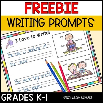 FREE Fall Writing Prompts, Beginning Writing with Sight Words | TPT