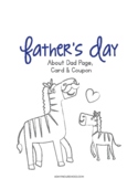 FREE Father's Day Card, Chore Coupons, All About my Dad Fi