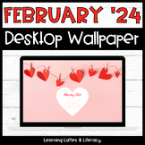 FREE February 2024 Wallpaper Computer Background Valentine
