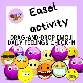 Preview of Feelings Daily Check-in (FOR EASEL)