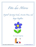 FREE Fete des Meres Digital Greeting Cards, Acrostic Poem,
