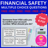 FREE Financial Literacy Task - Adult Speech Therapy - Cognitive Therapy - Safety