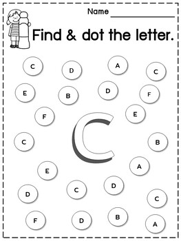 FREE - Letter Hunt by Bright Mind Learning Studio | TPT