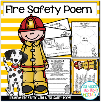 Preview of FREE Fire Safety Poem and Activities