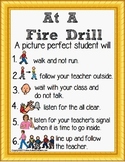 FREE Fire Safety Social Narrative Rules Poster for Special